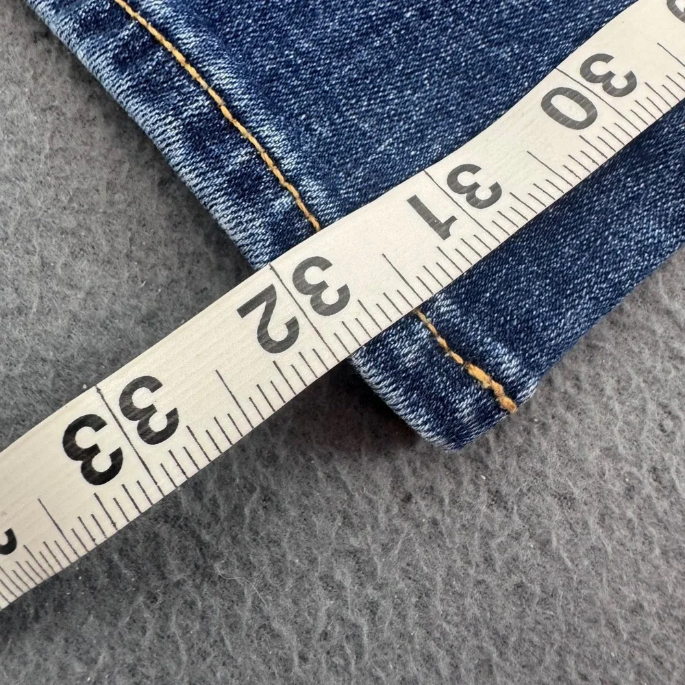 Lucky Brand 221 Straight Jeans Mens 36x32 Blue Medium Wash Stretch 7MCC001